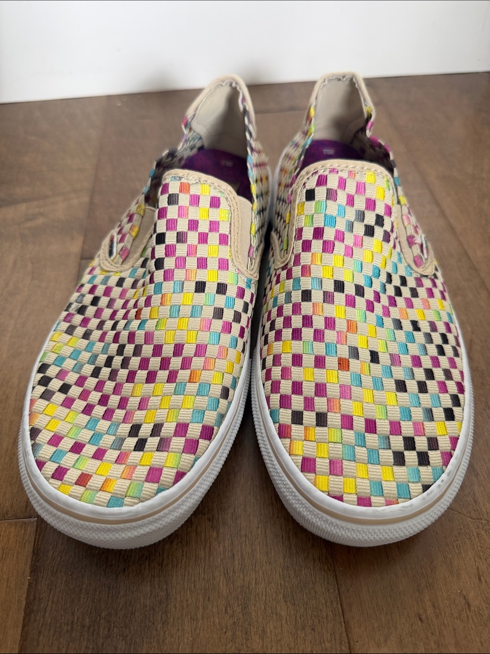 BOBS from Skechers Multicolor Woven Slip-On Sneakers